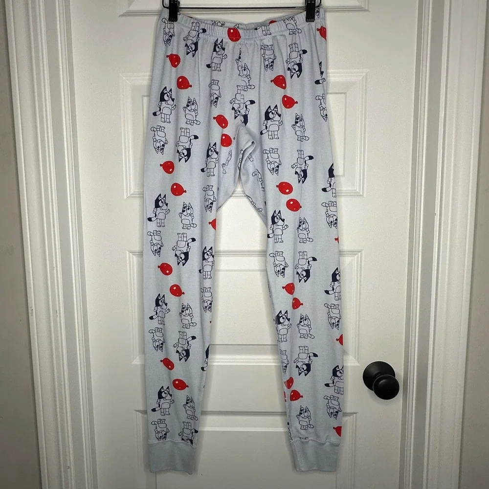 Hanna Andersson x Bluey Women Pajama Set Long Sleeve Pants Size S Organic Cotton
